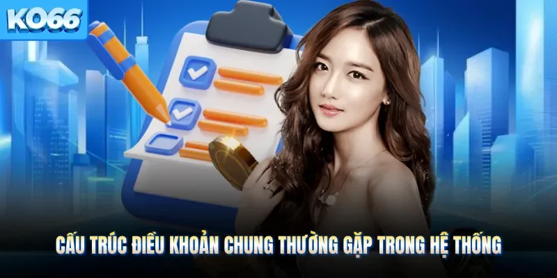 Cấu trúc điều khoản chung thường gặp trong hệ thống