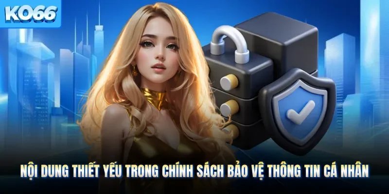 Nội dung thiết yếu trong chính sách bảo vệ thông tin cá nhân