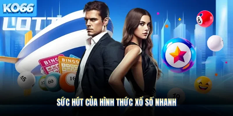 Sức hút của hình thức xổ số nhanh 