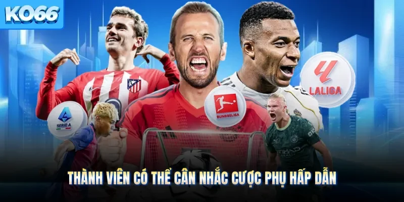 Thành viên có thể cân nhắc cược phụ hấp dẫn