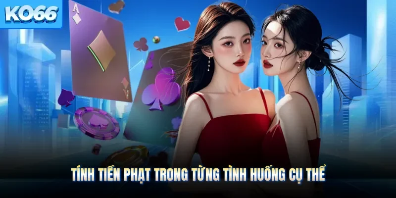 Tính tiền phạt trong từng tình huống cụ thể